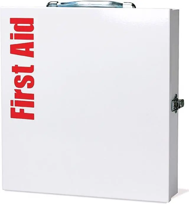 Alt view image 2 of 14 - First Aid Only FAO746000 First Aid Kit Cabinet, White - 50 Persons