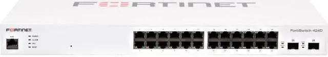 Main image of Fortinet FORTISWITCH FS-424D, 24 ports, managed, Rack-Mountable