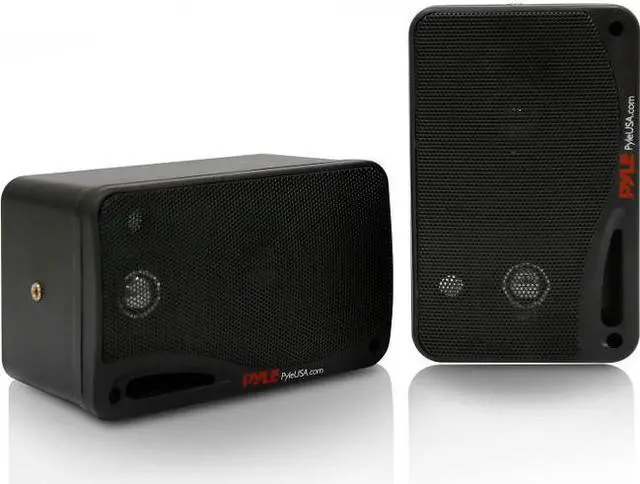 Alt view image 2 of 20 - Pyle PDWR42BBT 3.5 in. 200W Bluetooth Home Speakers