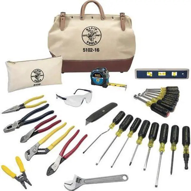 Alt view image 7 of 16 - Electricians Tool Set, Journyman, 28-Piece