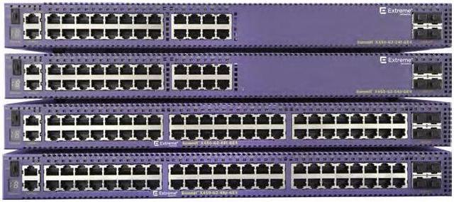 Alt view image 3 of 8 - Extreme Networks Summit X450-G2-24p-10GE4 Ethernet Switch