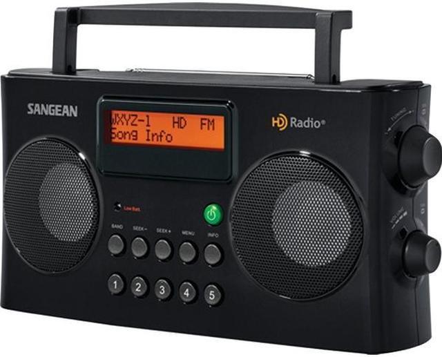 Alt view image 15 of 20 - Sangean HD Portable Radio Black HDR-16