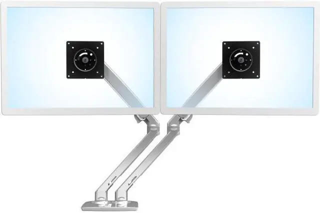 Main image of Ergotron 45-496-026 MXV Desk Dual Monitor Arm for up to 24" Displays