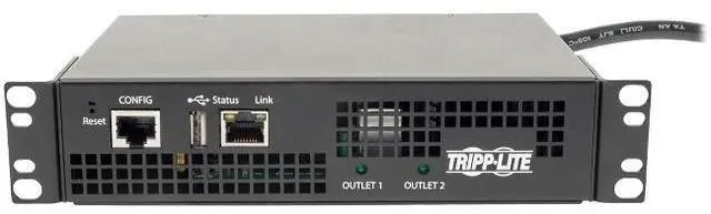 Alt view image 6 of 20 - Tripp Lite PDU15NETLX 2-Outlet PDU