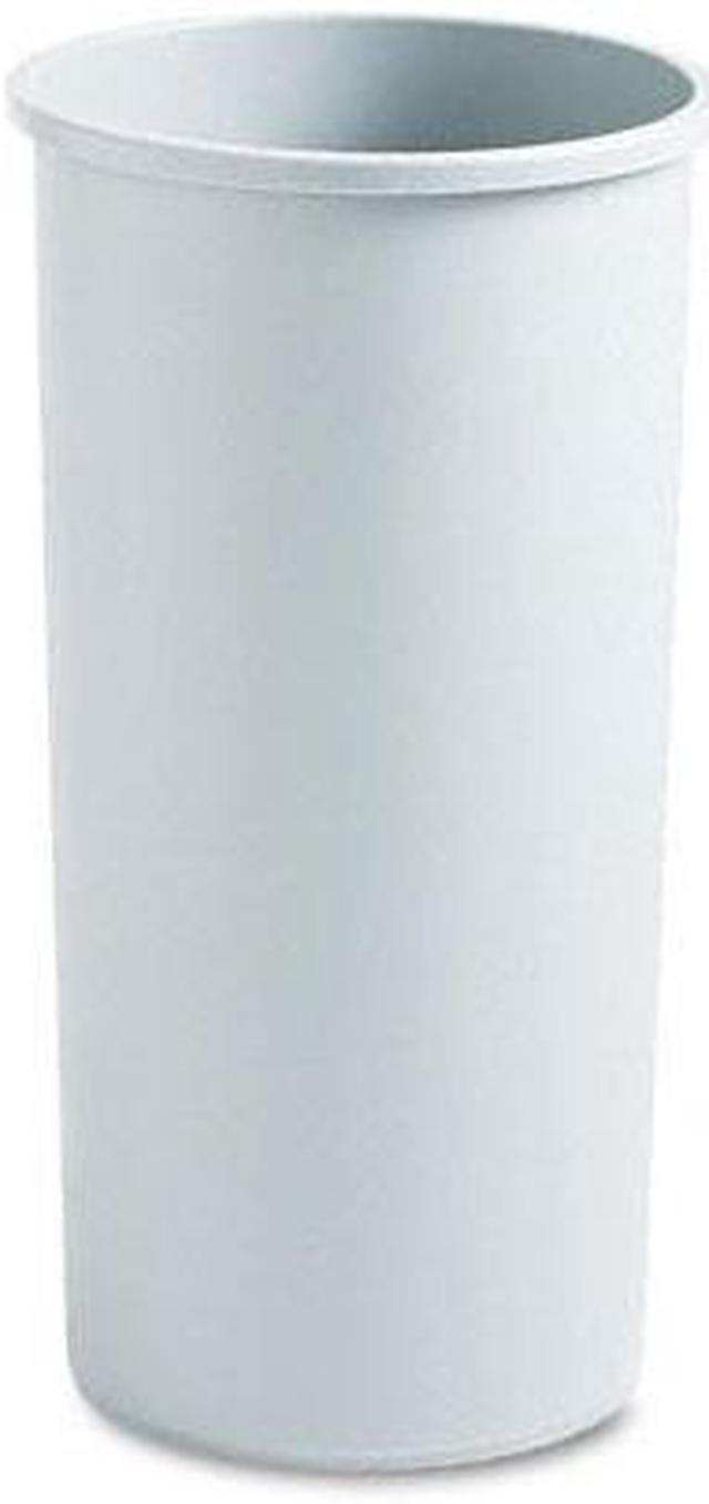 RUBBERMAID COMMERCIAL FG354600GRAY 22 gal. LLDPE Round Trash Can