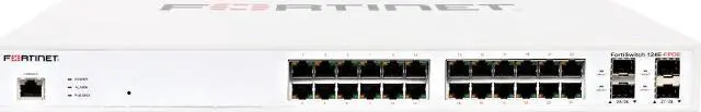Alt view image 2 of 13 - Fortinet FortiSwitch 124E-FPOE 24 Port Layer 2 Gigabit Ethernet Switch - FS-124E-FPOE