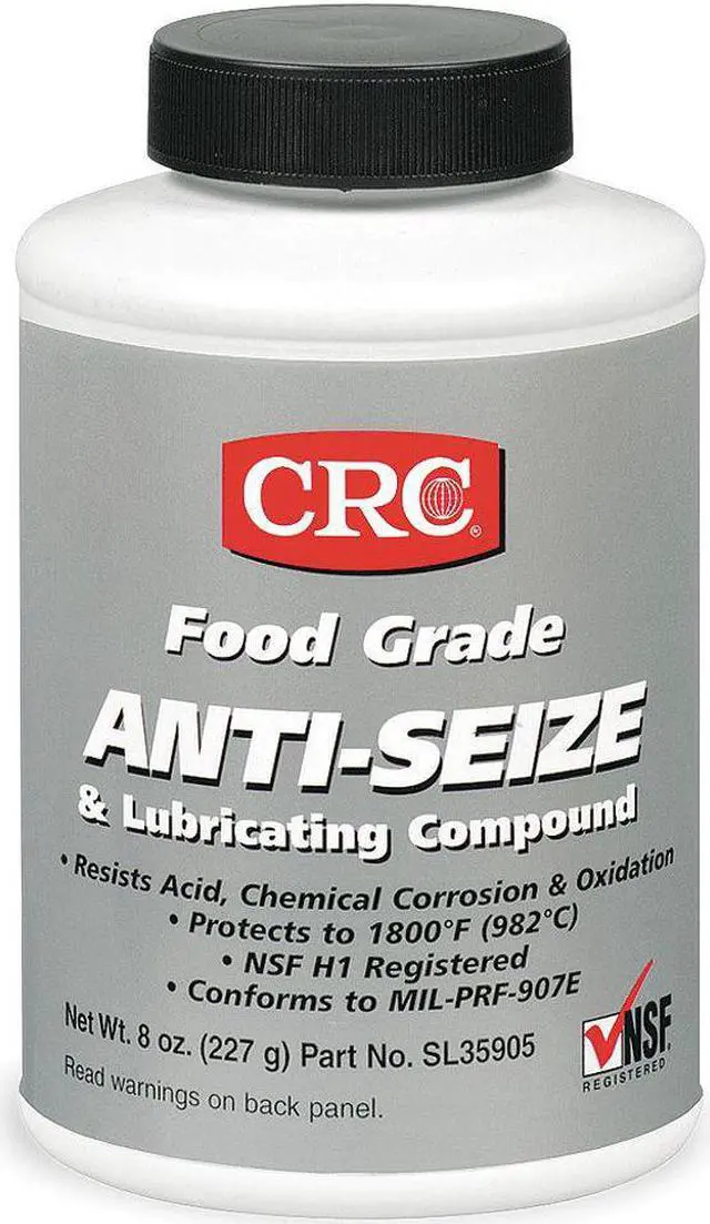 Main image of CRC SL35905 Anti-Seize, Brush Top, Food, Paste, 8 Oz.