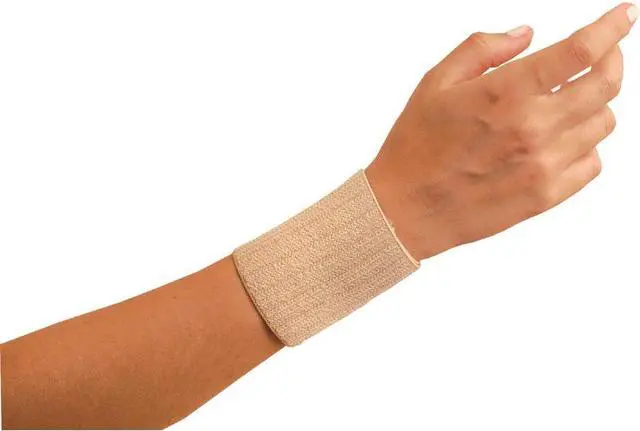 Alt view image 2 of 3 - OCCUNOMIX 310-158 Wrist Support, Elastic, Wraparound Strap, Ambidextrous,