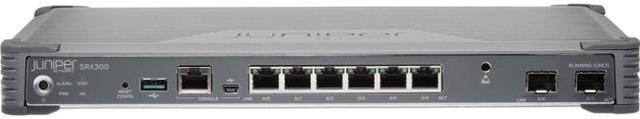 Juniper Networks - SRX300-SYS-JB - Juniper SRX300 Router - 6 Ports -  Management Port - 2 Slots - Gigabit Ethernet -