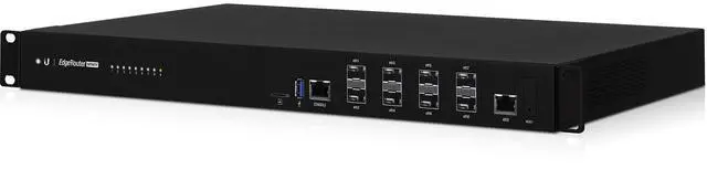 Alt view image 2 of 8 - Ubiquiti Networks - ER-8-XG - Ubiquiti EdgeRouter Infinity 8-Port 10G SFP+ Router - 1 Ports - Management Port - 8 Slots