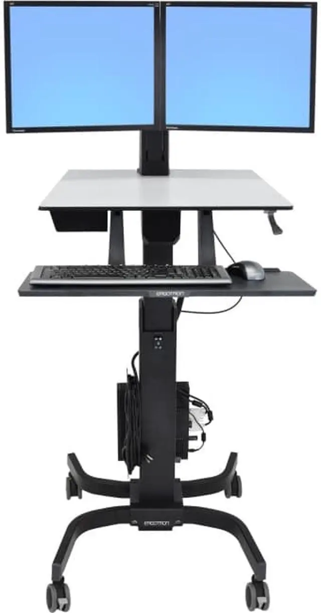 Alt view image 10 of 13 - Ergotron WorkFit-C 24-214-085 Computer Stand
