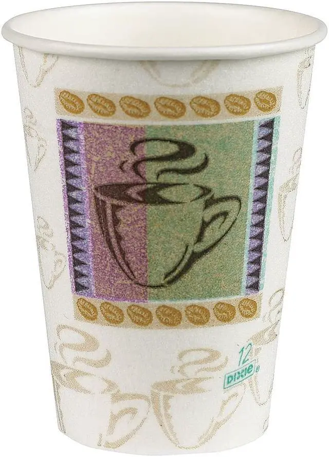 Alt view image 2 of 6 - DIXIE 5342CDSBP Disposable Hot Cup, 12 oz., White, PK960