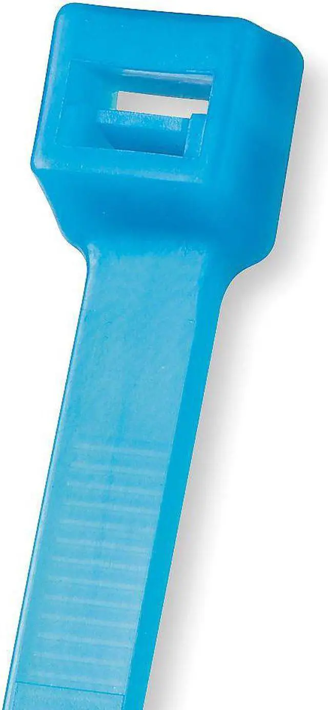 Alt view image 2 of 5 - PANDUIT PLT1M-C76 Cable Tie, 4 in L, 1 in Max Bundle Dia., Blue, Tefzel, 18 lb