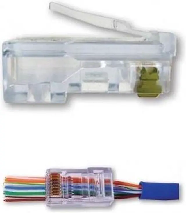 Alt view image 3 of 9 - 100003B PLATINUM TOOLS EZ-RJ45 CAT5E CNNCTR 100PC BOX