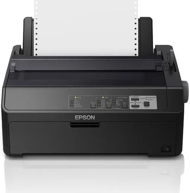Alt view image 2 of 4 - Epson - C11CF37202 - Epson FX-890II 9-pin Dot Matrix Printer - Monochrome - Energy Star - 680 cps Mono - USB - Parallel