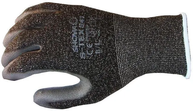Alt view image 2 of 3 - SHOWA S-TEX541XL-09 Cut Resistant Coated Gloves, Cut Level 4 ,Dipped