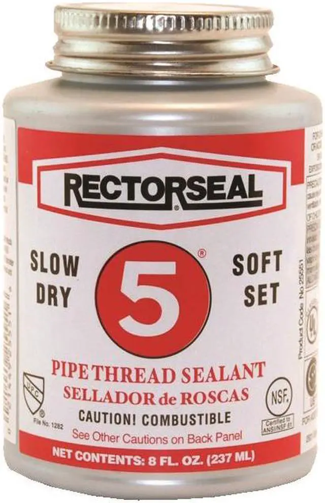 Alt view image 2 of 4 - No. 5 Pipe Thread Sealants, 1/4 Pint Can, Yellow