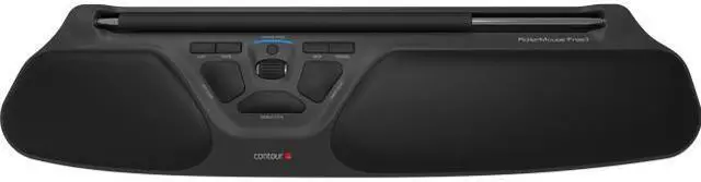 Alt view image 3 of 12 - Contour Design - RM-FREE3-WL - Contour RollerMouse Free3 Mouse - Wireless - Black - USB - 2800 dpi - Scroll Wheel - 8