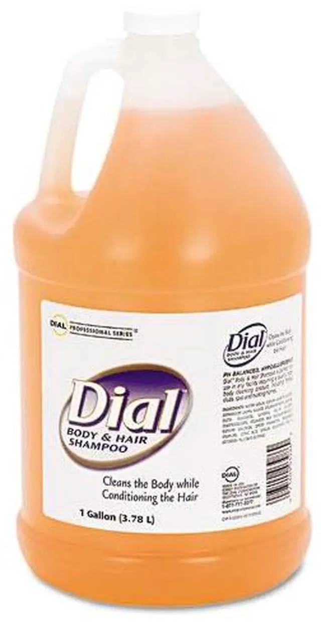 Alt view image 3 of 10 - Body and Hair Shampoo, 1-gal Bottle, Gender-Neutral Peach Scent