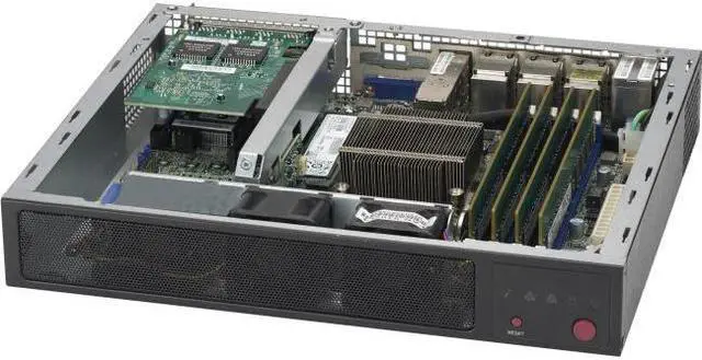 Alt view image 6 of 6 - Supermicro SuperServer SYS-E300-9A w/ Intel Atom C3858, 2x SFP+, 2x 10GBase-T, 4x GbE LAN