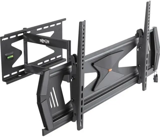 Alt view image 4 of 10 - Tripp Lite Display Tv Security Wall Mount Full- Motion Flat/Curved Screens 37-80"