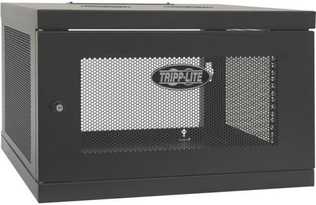 Alt view image 16 of 20 - Tripp Lite 6U Wall Mount Rack Enclosure Server Cabinet, Knock Down, 16.5" Deep, Switch Depth (SRW6UKD)