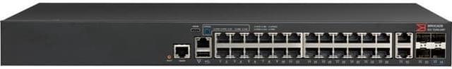Main image of Brocade Communications - ICX7150-24P-4X1G - Ruckus ICX 7150-24P - Switch - L3 - managed - 24 x 10/100/1000 (PoE+) + 2 x 10/100/1000 (uplink) + 4 x Gigabit SFP - rack-mountable - PoE+ (370 W)