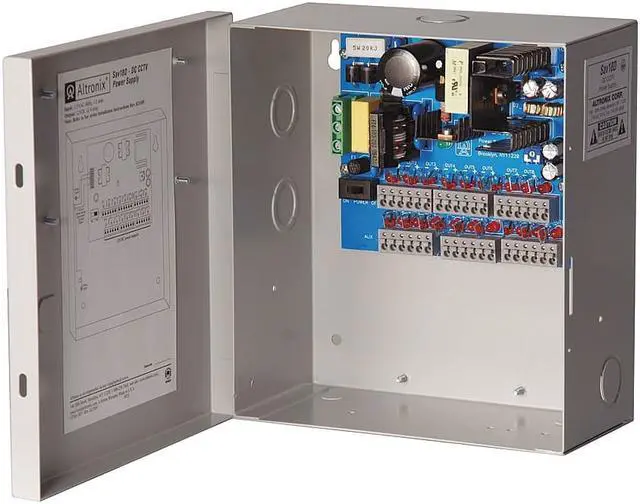 Alt view image 3 of 7 - Power Supply,CCTV DC,Wall Mount ALTRONIX SAV18D