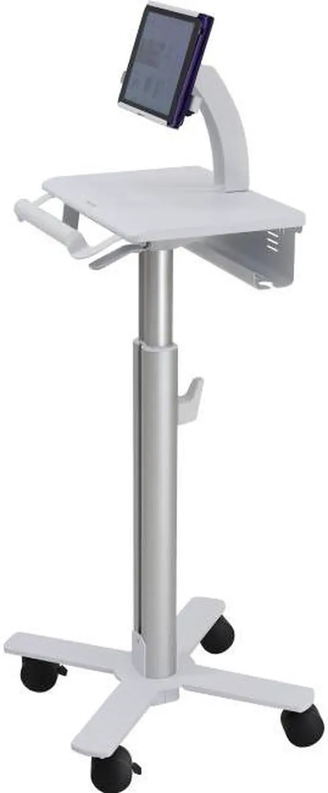 Alt view image 4 of 4 - Ergotron - SV10-1400-0 - Ergotron StyleView Tablet Cart, SV10 - 24.50 lb Capacity - 4 Casters - 3 Caster Size - Metal,