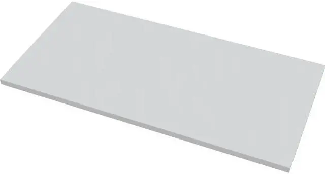 Main image of Fellowes - 9649401 - Fellowes High Pressure Laminate Desktop Gray - 48x24 - Gray Rectangle, High Pressure Laminate (HPL)