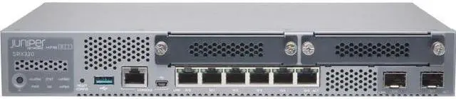 Alt view image 4 of 6 - Juniper Networks - SRX320-SYS-JB-P - Juniper SRX320 Router - 6 Ports - PoE Ports - Management Port - 4 Slots - Gigabit