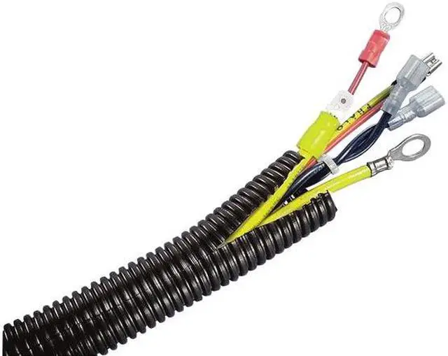 Alt view image 2 of 4 - PANDUIT T50F-C Spiral Wrap, 4 in Max Bundle Dia., 100 ft, Polyethylene, Off