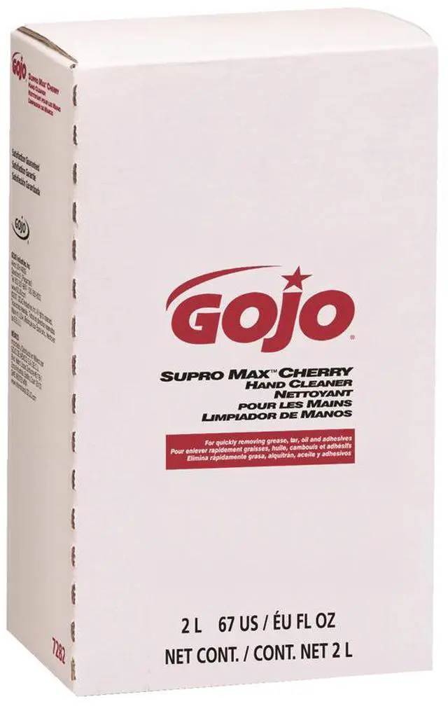 Alt view image 7 of 19 - GOJO® SUPRO MAX™ Cherry Hand Cleaner 2000 mL Refill for GOJO® PRO™ TDX™ Dispenser   1 each
