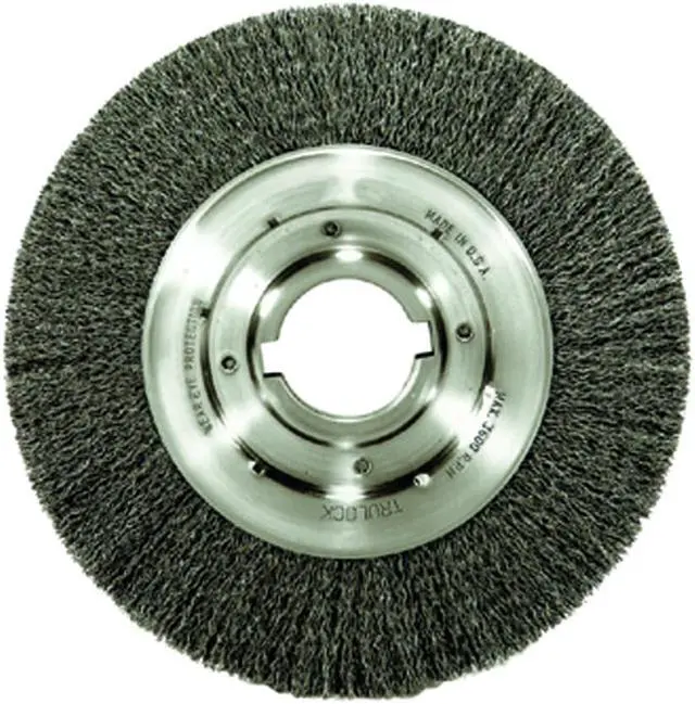 Main image of WEILER 97428 Wire Wheel Wire Brush, Arbor, 8", 1" W