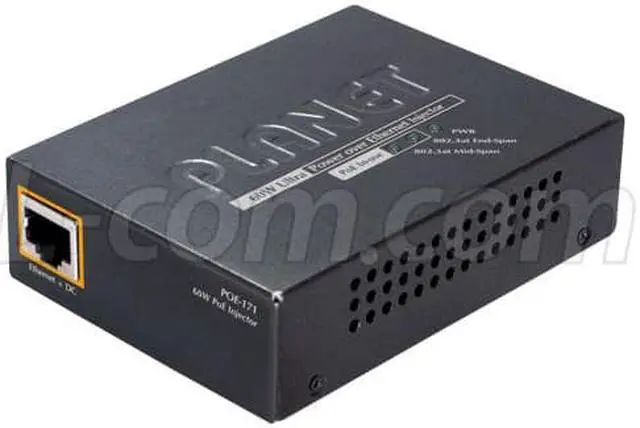 Alt view image 2 of 2 - Planet POE-171 Single-Port 10/100/1000 Mbps Ultra PoE Injector (60 Watts)