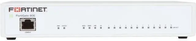 Main image of Fortinet FortiGate 80E-POE Network Security/Firewall Appliance