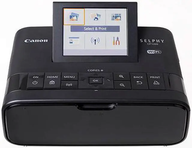 Alt view image 5 of 20 - CANON - SOHO AND INK 2234C013 CP1300 BLK COMPACT PHOTO