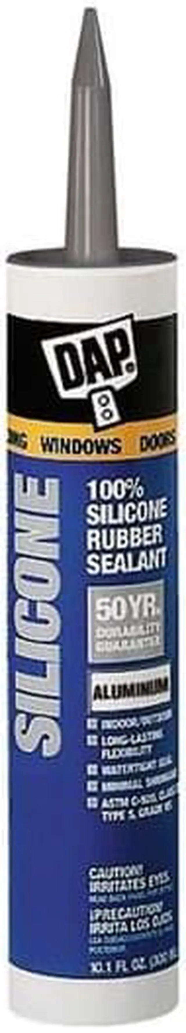 Alt view image 2 of 5 - DAP 08643 100% Silicone Window & Door Sealant, Aluminum, 9.8 oz.