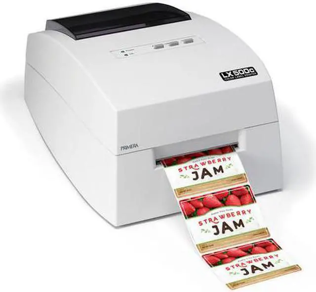 Main image of Primera 074275 LX500c 4.25" Color Inkjet Label Printer, 4800 dpi, Cutter - White