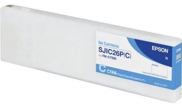 Main image of Epson C33S020615 Tm-C7500, Consumables, Sjic26P (C) , Cyan Ink Cartridge For Colorworks Tm-C7500, Restricted To Colorworks Partners Only