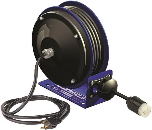 Alt view image 11 of 20 - COMPACT POWER CORD REEL-12/3 X 30' QUAD IND