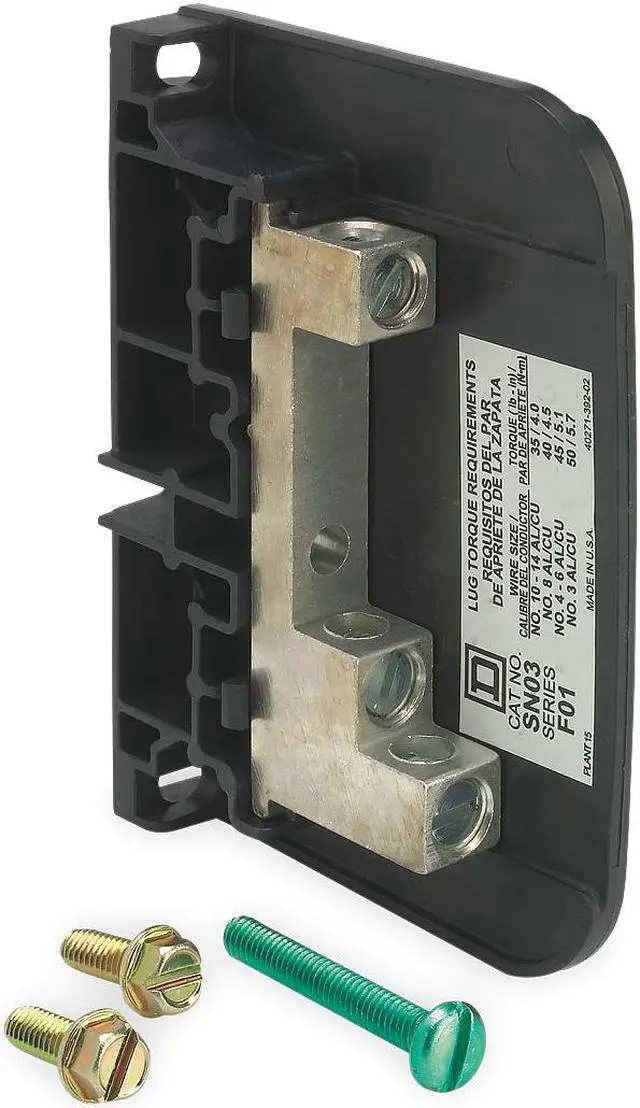 Main image of SQUARE D SN0610 Neutral Assembly, 240/600VAC, 60/100A