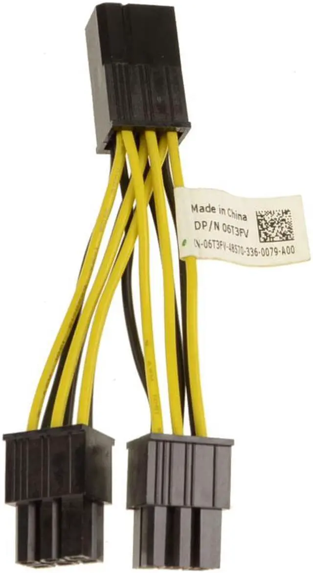 Main image of Dell OEM Optiplex XE2 Mini Tower Split Power Cable for PCIE Cards 6T3FV