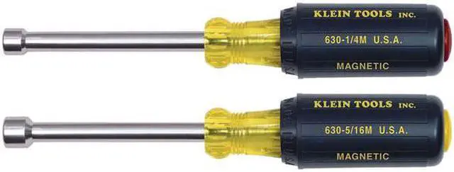 Alt view image 5 of 10 - Nut Driver Set, Hollow, Magnetic, 3 In, 2 Pc