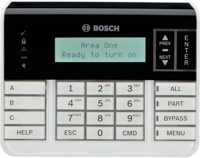 Alt view image 2 of 2 - Bosch Detection Systems B920 2 Line Alpha Numeric Keypad (SD12)