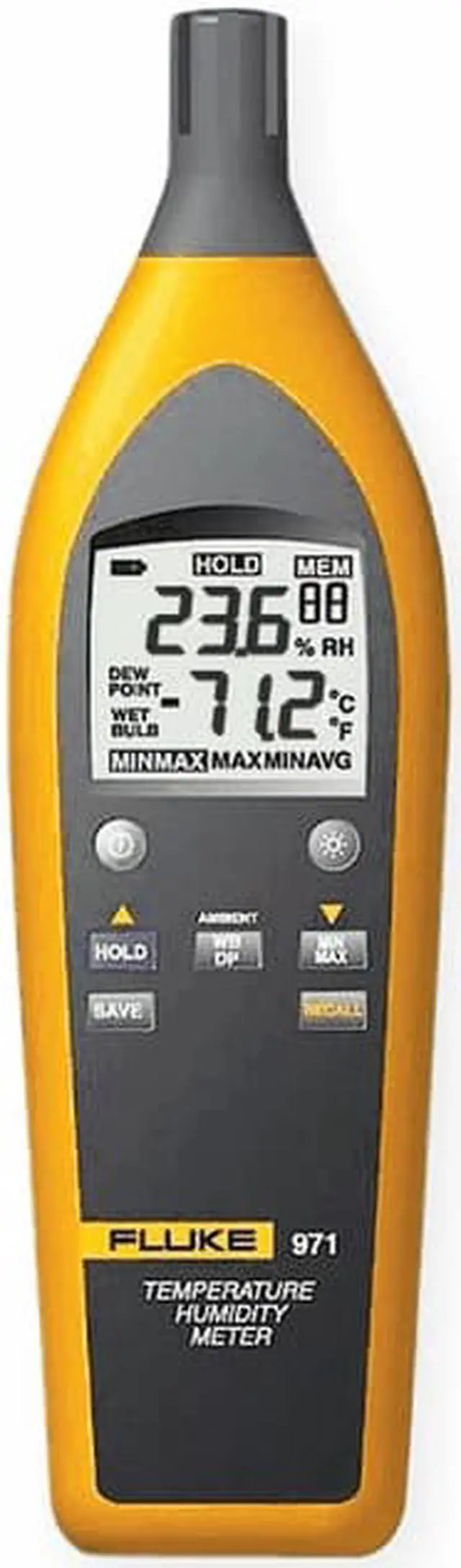Alt view image 3 of 12 - Fluke - FLUKE-971 - Fluke FLUKE-971 NTC Temperature Humidity Meter; (4) AAA Alkaline