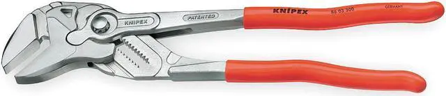Alt view image 2 of 7 - KNIPEX 86 03 300 SBA 12 in Knipex Cobra Straight Jaw Plier Wrench Smooth,