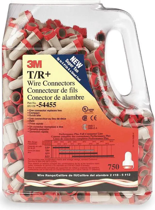 Alt view image 2 of 3 - Wire Connector, Tan/Red, PK750