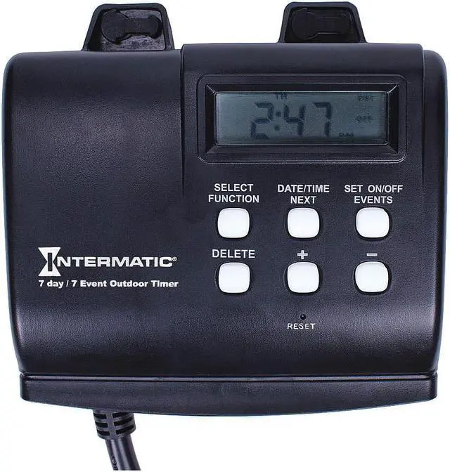 Alt view image 3 of 6 - INTERMATIC HB880R Timer,Digital,120V,15A,Plug In
