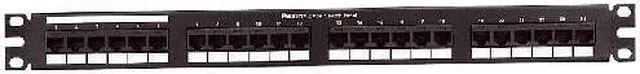 Main image of Panduit Patch Panel,Cat 5e,Rack Mt,24 Port HAWA DP245E88TGY